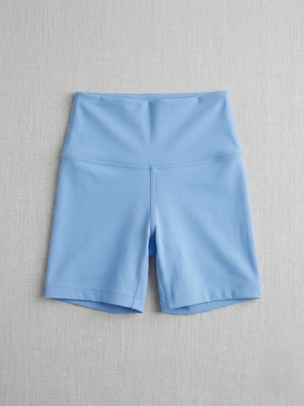 Yogalicious High-Waist Baby Blue Bike Shorts